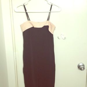 Zara black silk jumpsuit size XS